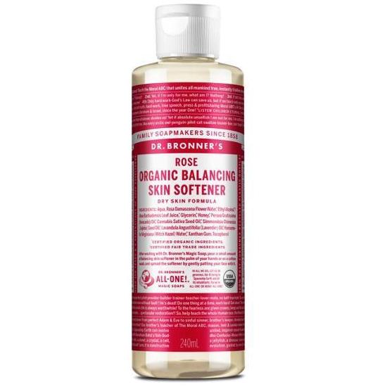 Dr. Bronner's Rose Balancing Skin Softener 240ml