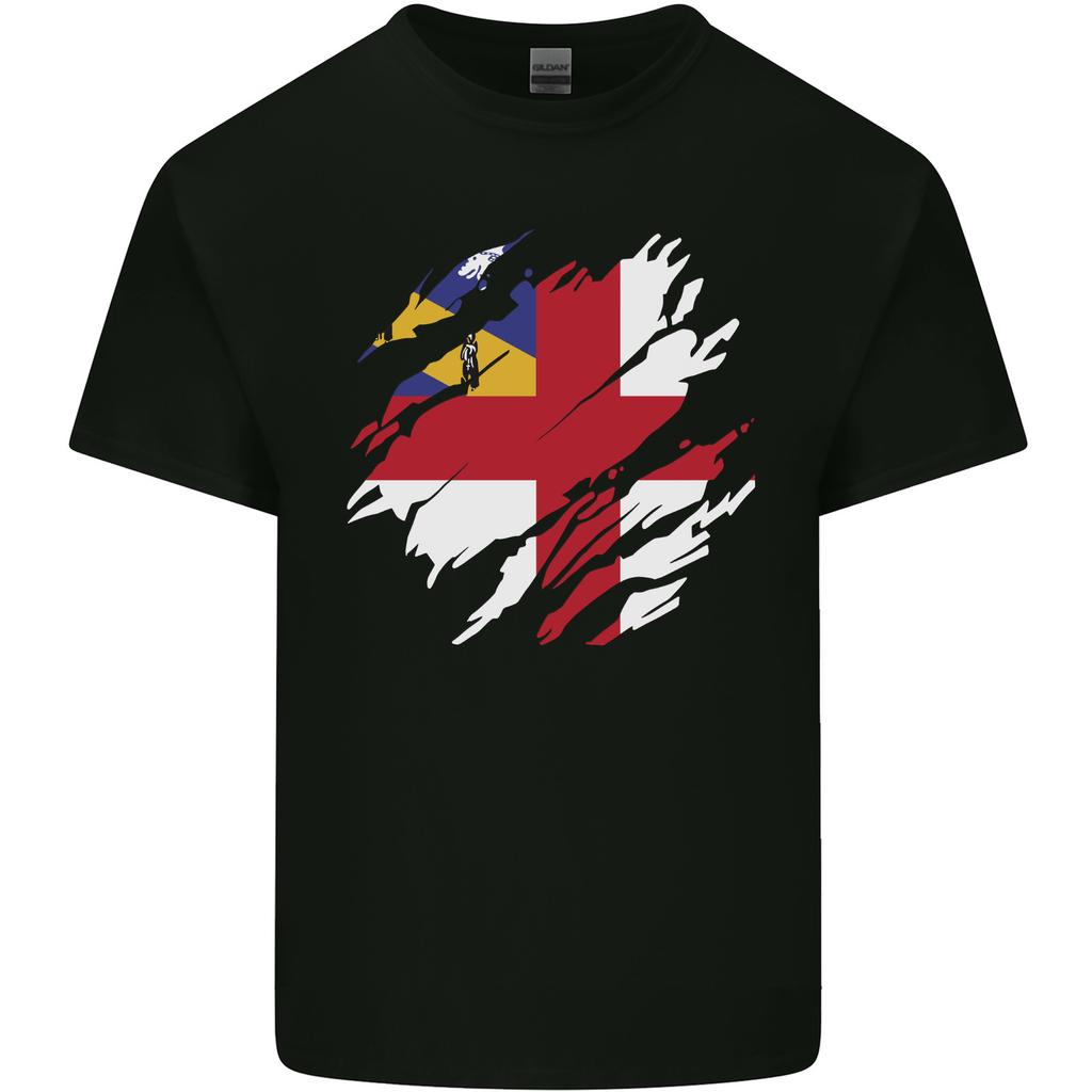 Torn Flag Herm Mens Light Cotton T-Shirt