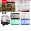Сетчатый чехол для клетки для птиц, юбка-ракушка, сетка, легко чистится, защитный кожух для клетки для птиц, эластичная сетка для клетки для попугаев, сетка для клетки для птиц Jaula Para Pajaros