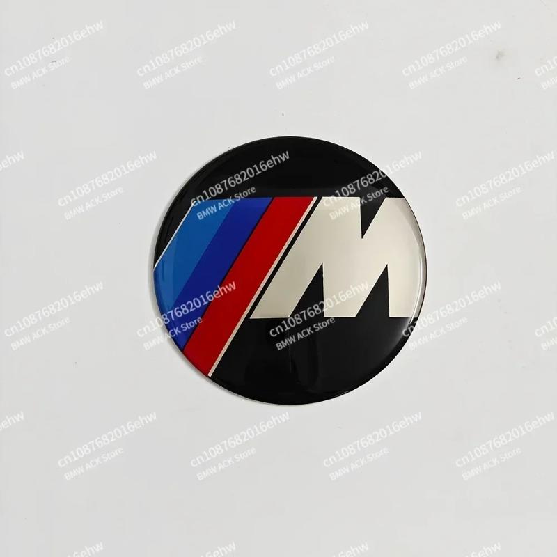 1Pcs 45mm Car Steering Wheel Badge Emblem Stickers For BMW E36 E46 E53 E90 E60 E61 E93 E87 X1 X3 X5 X6 F30 F20 F10 Accessories
