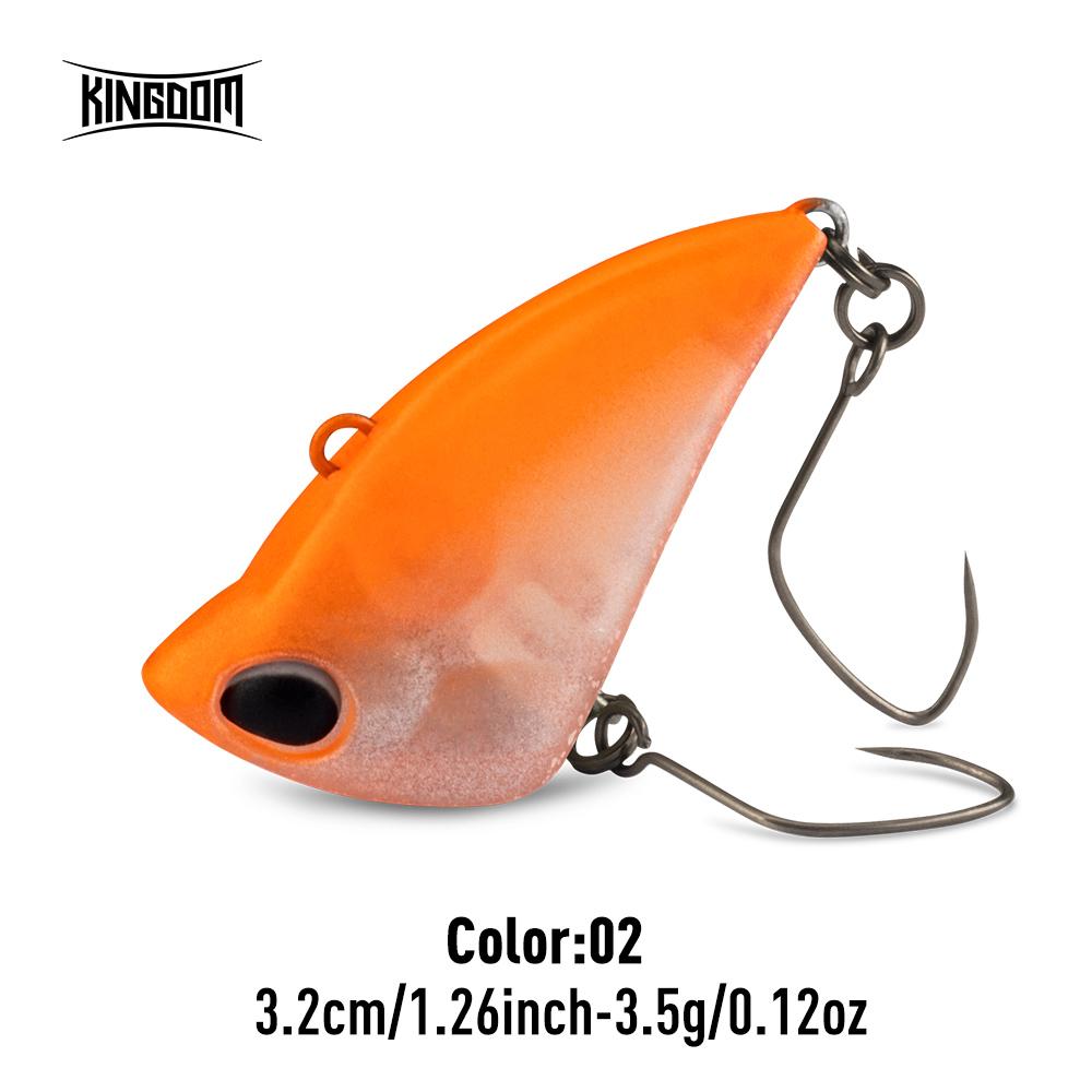 Рыболовная приманка Kingdom Micro Vibration VIB 2,6 г/28 мм 3,5 г/32 мм Тонущая жесткая приманка VIB ABS Вибрационная рыболовная снасть Искусственные жесткие приманки