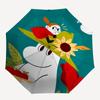 Автоматический зонт в стиле Муми-троллей, легкий и портативный, 8 спиц, идеально подходит для путешествий на свежем воздухе, на дни рождения, Рождество, в качестве подарков.