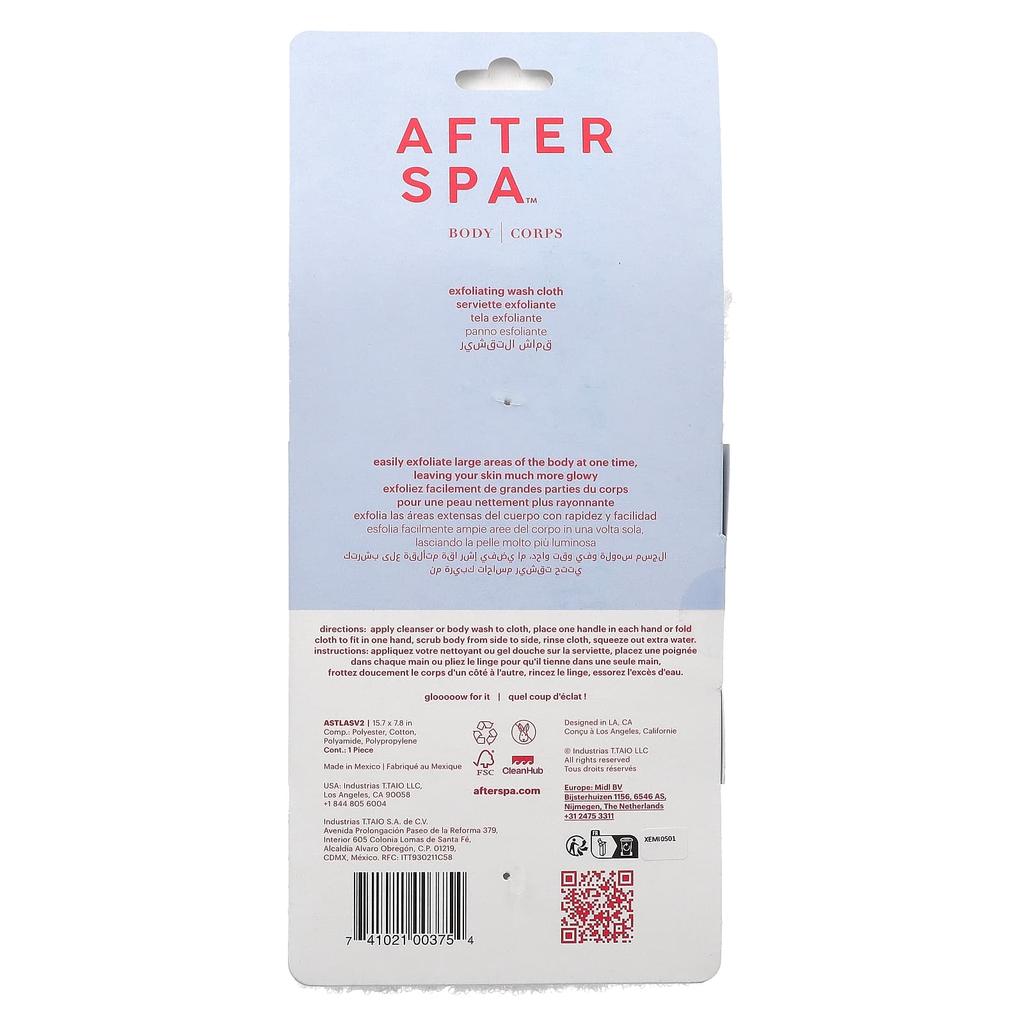 AfterSpa Exfoliating Wash, 1 Tissue