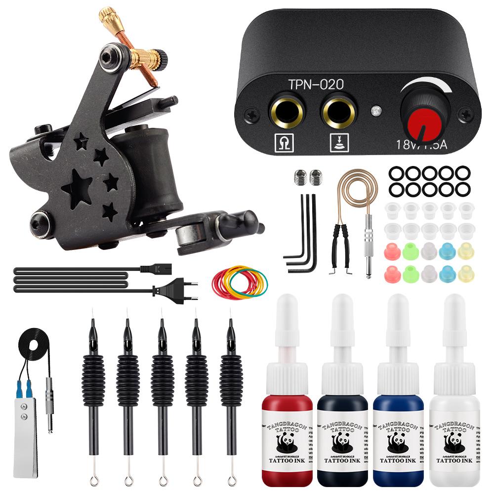 Набор тату-машинок PHOENIXY с иглами питания и чернилами для боди-арта