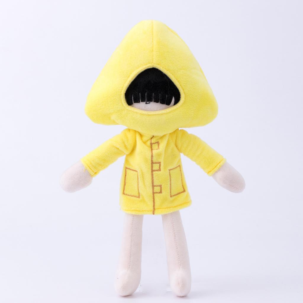 Cute Lifelike Little Nightmares 2 Plush Toy Adorable Six Figure Collection Cartoon Figure Adventure Game Gift Toys For Kids Fans