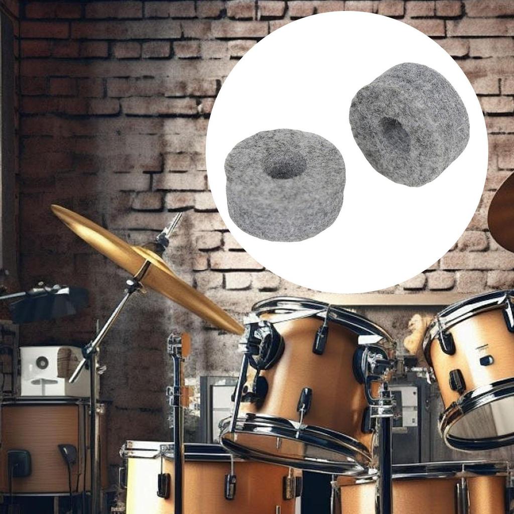 2x Cymbal Stand Felts Drum Felts, Replacement, Soft for Set