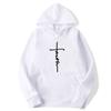Faith Print Sports Hoodie Men Fashion Casual Cool Hoodies Hooded Sweatshirts Harajuku Pullovers Tracksuit Clothing Hoodies & Sweatshirts Men’s