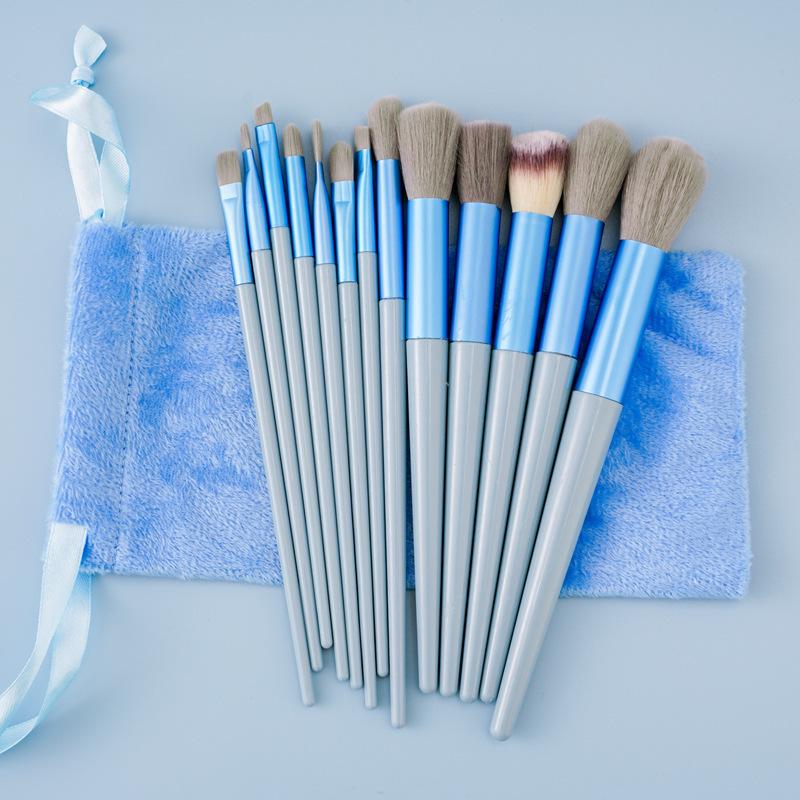 New 13-piece Makeup Brush Set, Portable Soft-bristled Blush and Eye Shadow Brush, Complete Set of Beauty Tools