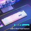 Комплект проводной клавиатуры и мыши: Тихий игровой и офисный режим