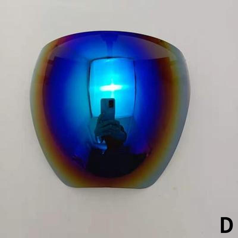 Защитная маска для лица HD Прозрачная противотуманная противобрызговая защитная маска Космические очки с многоцветным покрытием