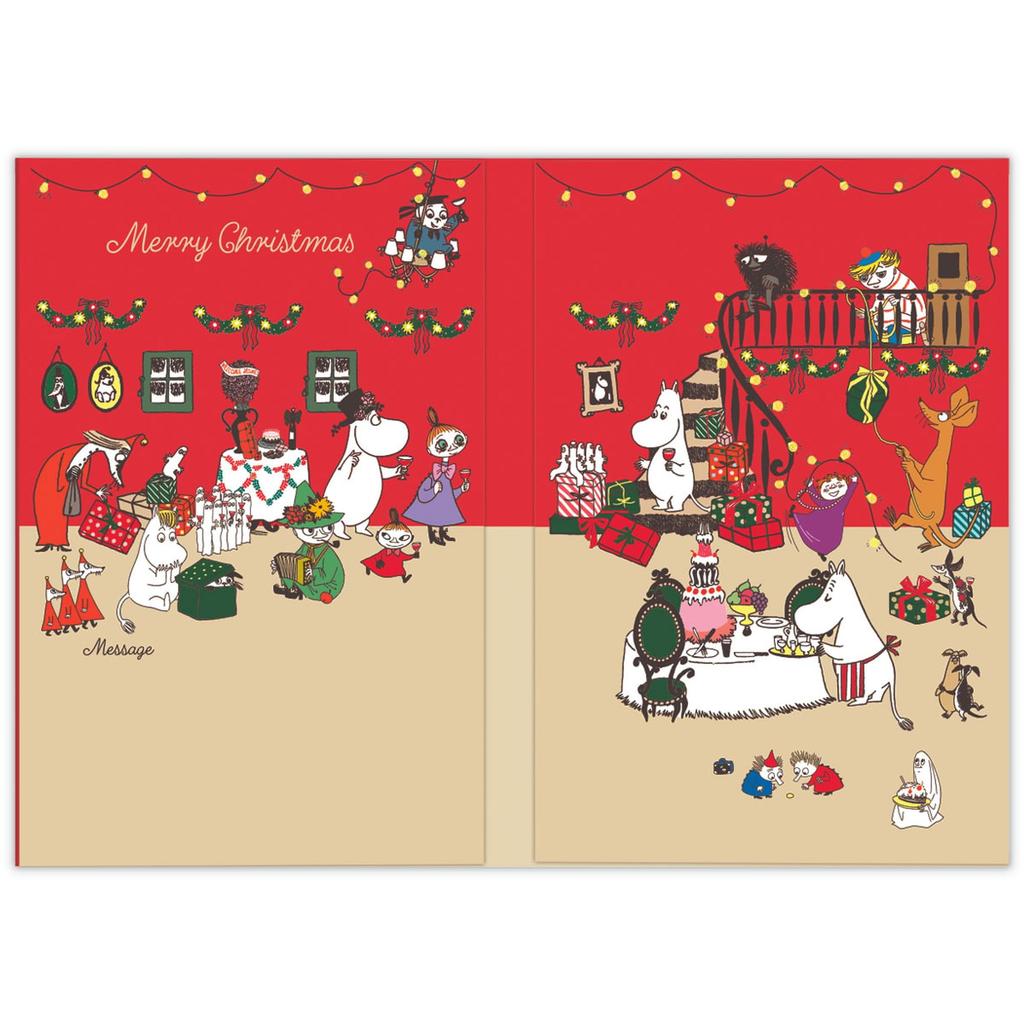 Hallmark Hallmark Moomin Рождественская открытка Музыкальная шкатулка Друзья 826505