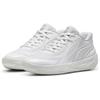 PUMA MB.02 Men Round Toe Lace Up Cushioned Low Top Basketball Shoes White 379419-01
