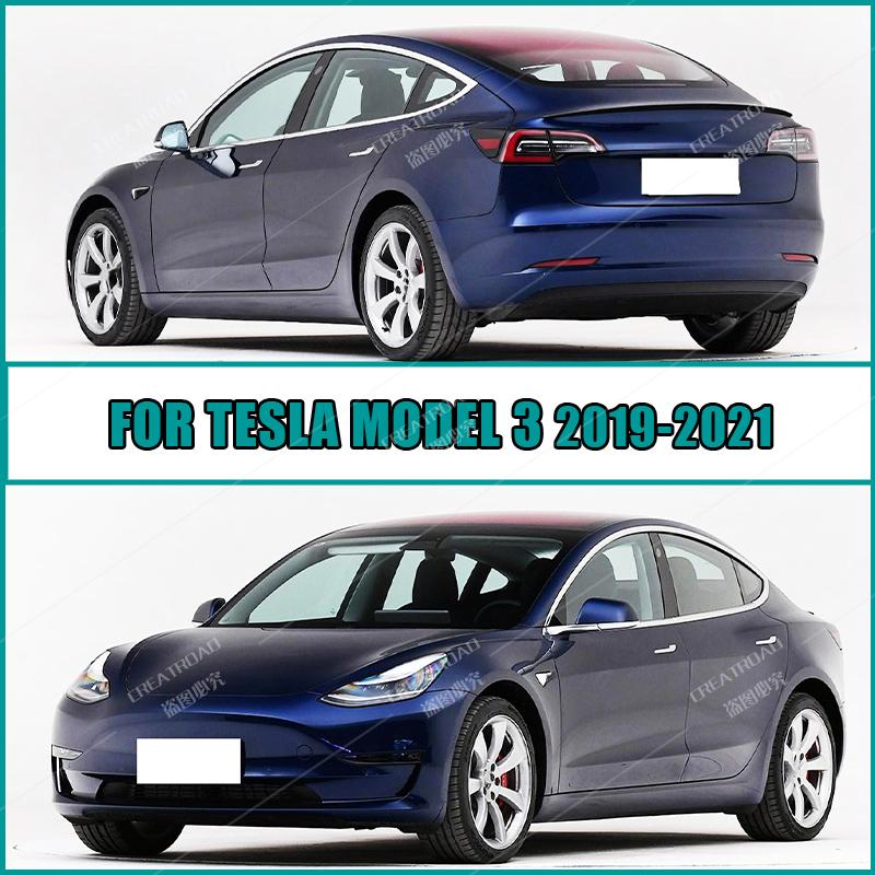 Автомобильные коврики для Tesla Model 3     Автомобильные коврики для ног Покрытие ковриком для автомобиля Аксессуары для интерьера