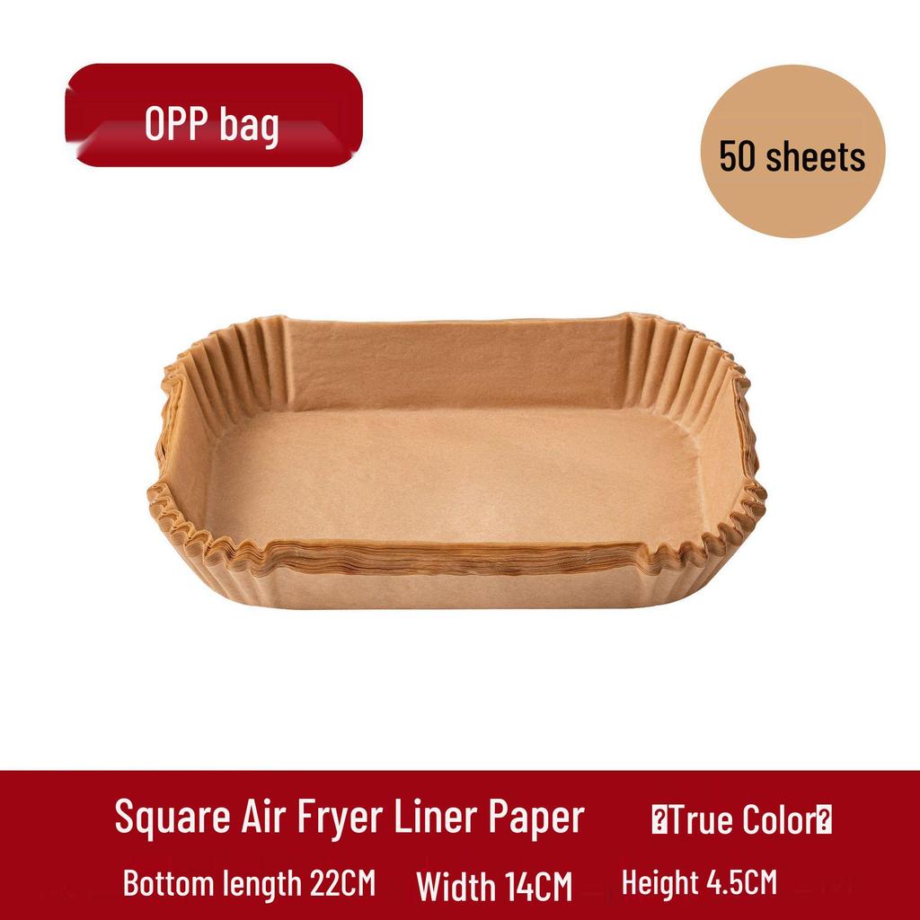 Одноразовые прямоугольные бумажные миски для аэрофритюрницы для моделей с двумя корзинами