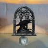 Halloween Raven Lamp Decoration Versatile Bird Light for Indoor Bedside Wall