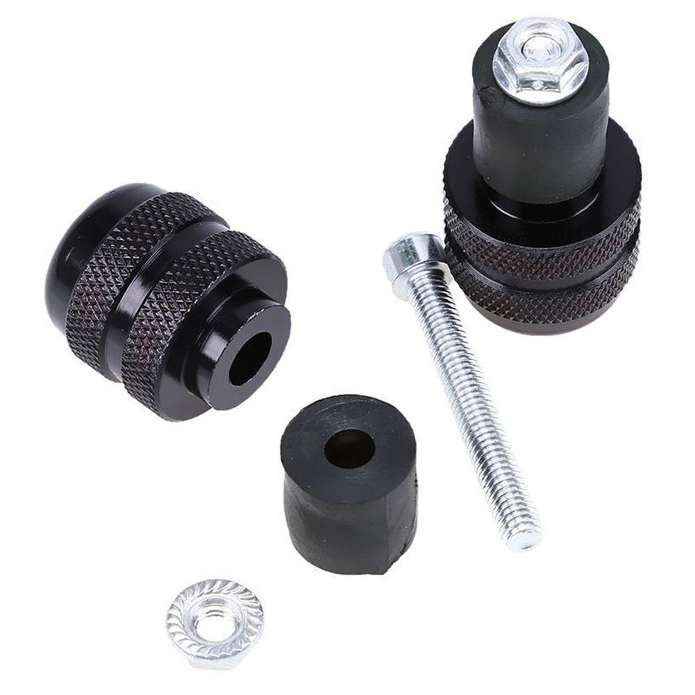 2 шт. 7/8 "22 мм мотоциклетный алюминиевый руль, сбалансированная вилка, слайдер, конец ручки, весовые ручки, крышка для Honda Suzuki