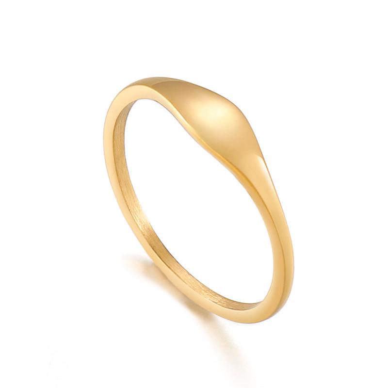 Kalen Jewelry Кольцо на мизинец и ожерелье в стиле ретро из титановой стали для пар