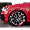 Universal Car Tire Sidewall Letter Stickers 3D Embossed PVC Sports Wheel Rim Decoration Stickers Waterproof Auto Tuning Accessor