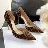 2026 new red bottom pointed side empty sexy nude high heels women's beautiful thin heel temperament black patent leather shoes