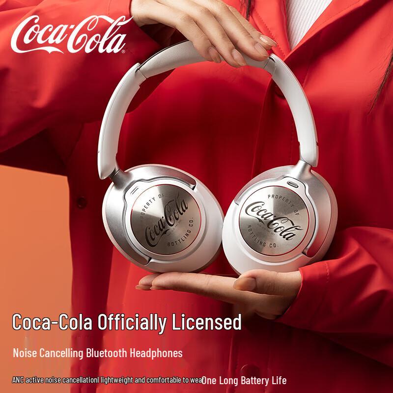 Coca-Cola T07 ANC Noise-Cancelling Bluetooth Headphones