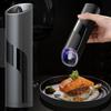 Pepper Grinder Electric Adjustable Coarseness LED Light One-Handed Operation Automatic Gravity Sensing Pepper Grinder