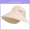 Wide Casual Summer Brim Hat Soft Ice Silk With Letter Design For Sun Safety