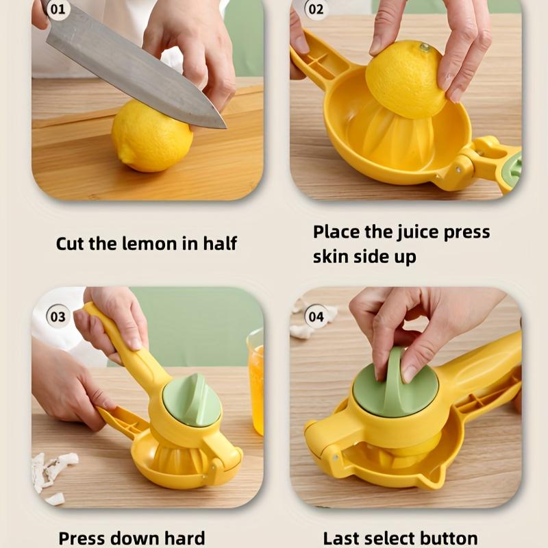 1 шт. Ручная соковыжималка Легко чистить Экономичная соковыжималка для фруктов Апельсинов Лимонов Фруктовый пресс Кухонные инструменты Аксессуары