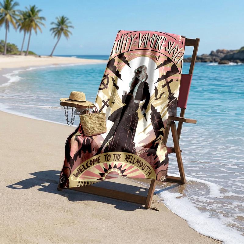Buffy Fashion Beach Towel: Ideal for Summer Adventures Soft, absorbent and quick drying suitable for swimming and bathing