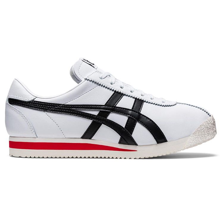 ONITSUKA TIGER Corsair Retro Fashion Lightweight Slip Resistant Durable Low Top Casual Shoes Unisex Sneaker White Black 1183B397-101