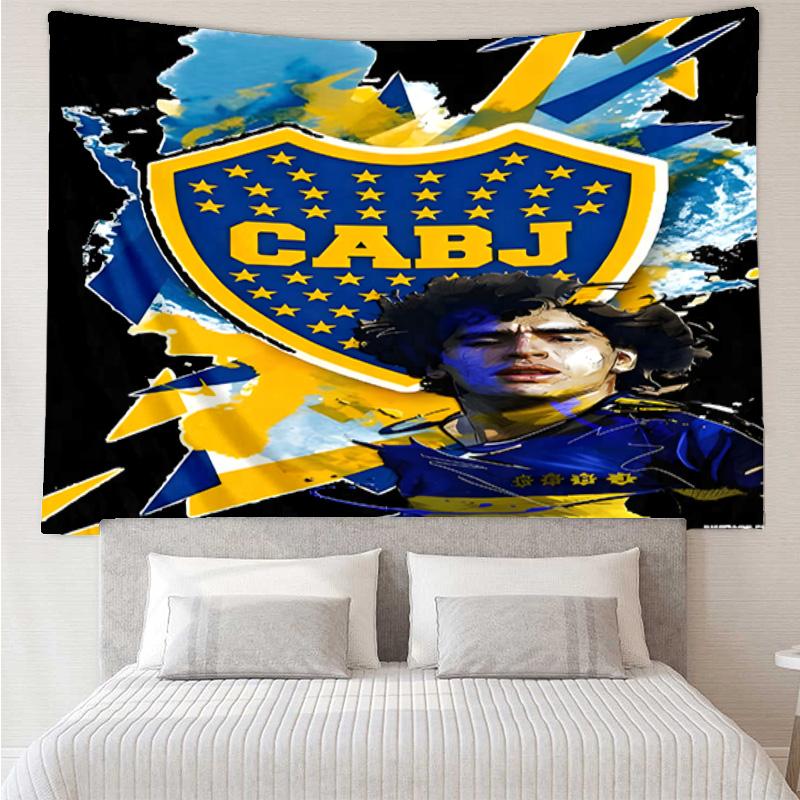 1PC Boca Football Club Printed Tapestry Room Decoration Wall Hanging for Living Room Bedroom, dormitory, Birthday and Christmas gifts