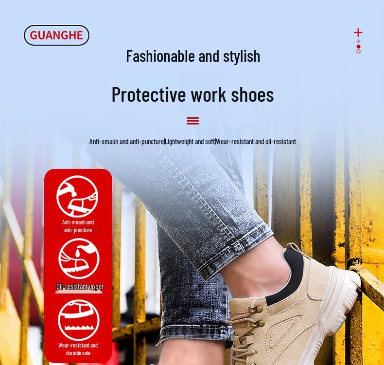 Дышащая межграничная защитная рабочая обувь на все сезоны