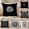 Темный Красивый Стиль P-Philipp Plein-Модная Наволочка против пылевых клещей Невидимая молния Шелковистый короткий плюш Чехол для диванной подушки