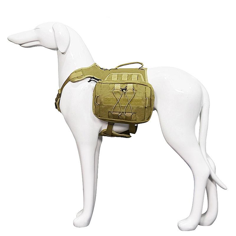 Крупномасштабный тренировочный ремень для собак, поводок для домашних животных, тактический нагрудный ремень для собак на открытом воздухе