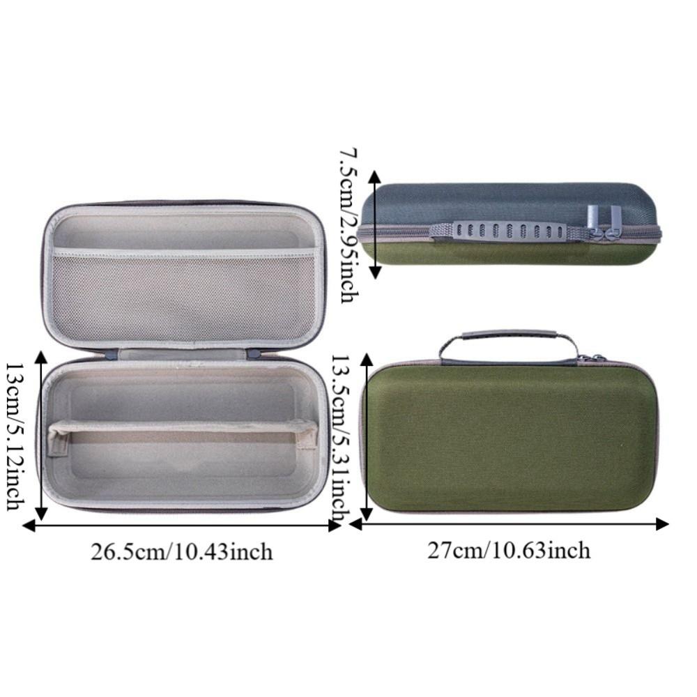 Hard Shell Microphone Storage Bag Drop Proof Water-Resistant Microphone Carrying Case Handheld Adjustable Mic Travel Bag