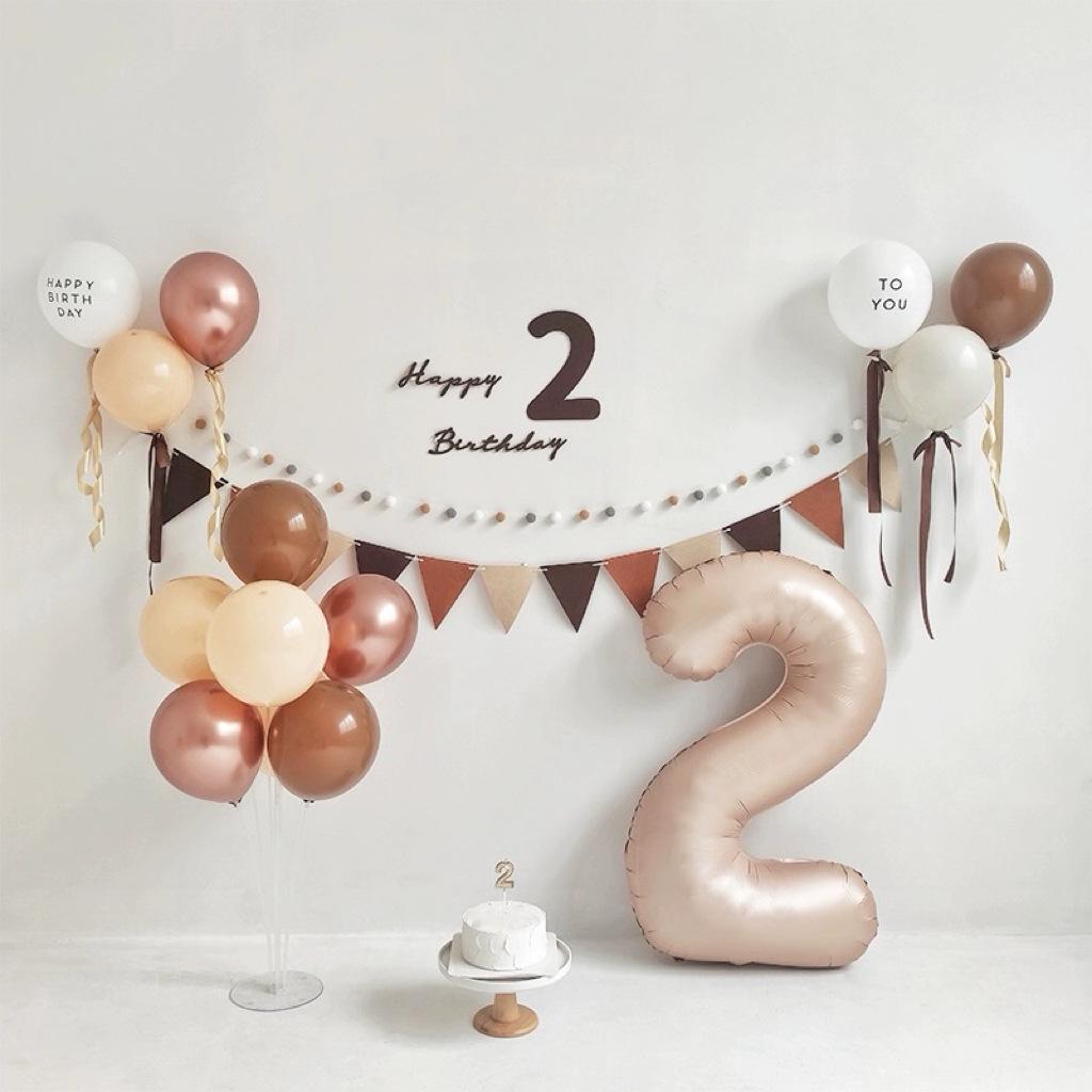 Баннер на день рождения из нетканого материала для празднования первого дня рождения ребенка