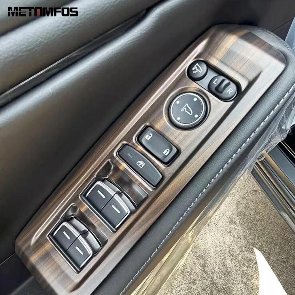 For Honda Accord Sedan 2024 2025 Carbon Fiber Interior Armrest Window Lift Switch Panel Cover Trim Accessories Car Styling