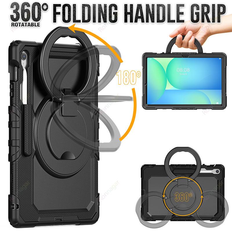 Compatible with Samsung Galaxy Tab S10 FE+ 13.1 inch SM-X620/X626B Case Heavy Armor Shockproof Drop Funda S10 FE + 13.1' Cover
