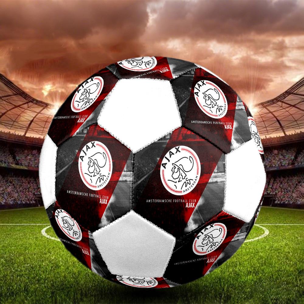 1 шт. Постер AFC Ajax размер 5 футбольный мяч ПрагаФутзальный мяч Цветной Для всех возрастов Машинная строчка ПВХ Готов к соревнованиям Прочный Высокий отскок