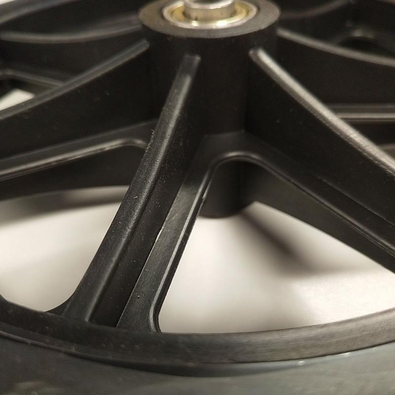 1 пара 8-дюймовых передних колес для инвалидных колясок, твердые шины с подшипниками, твердые сменные колеса для инвалидных колясок