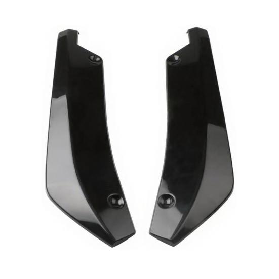 Универсальный спойлер-накладка на задний бампер АБС-пластик стиль карбонового волокна диффузор простая установка накладка на заднее крыло автомобиля для автостайлинга