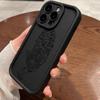 Мягкий силиконовый чехол с черным рисунком тигра 17PM Для iPhone 17 11 15 16 13 Pro Max 14 Plus 12 16Pro 16E 17AIR Ударопрочный чехол для телефона