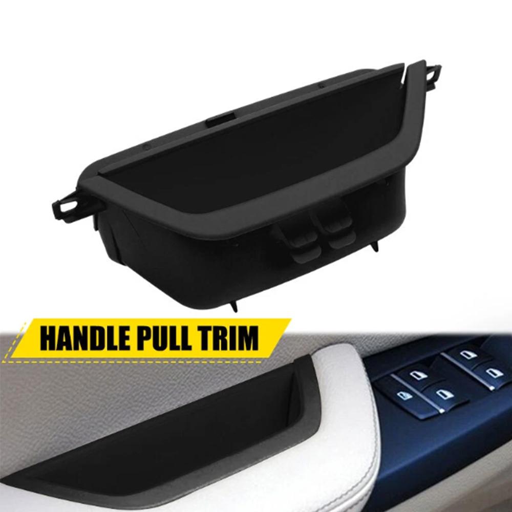 Front Driver Side Interior Door Inner Handle Pull Trim For BMW X3 X4, Black