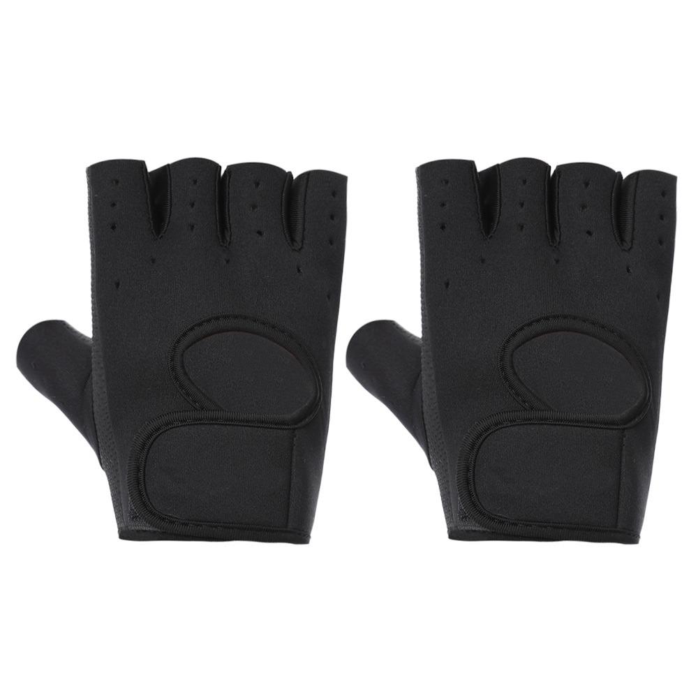 Hollow Back Fitness Gloves Breathable Fitness Gym Mittens Dumbbells Gloves  Women Men