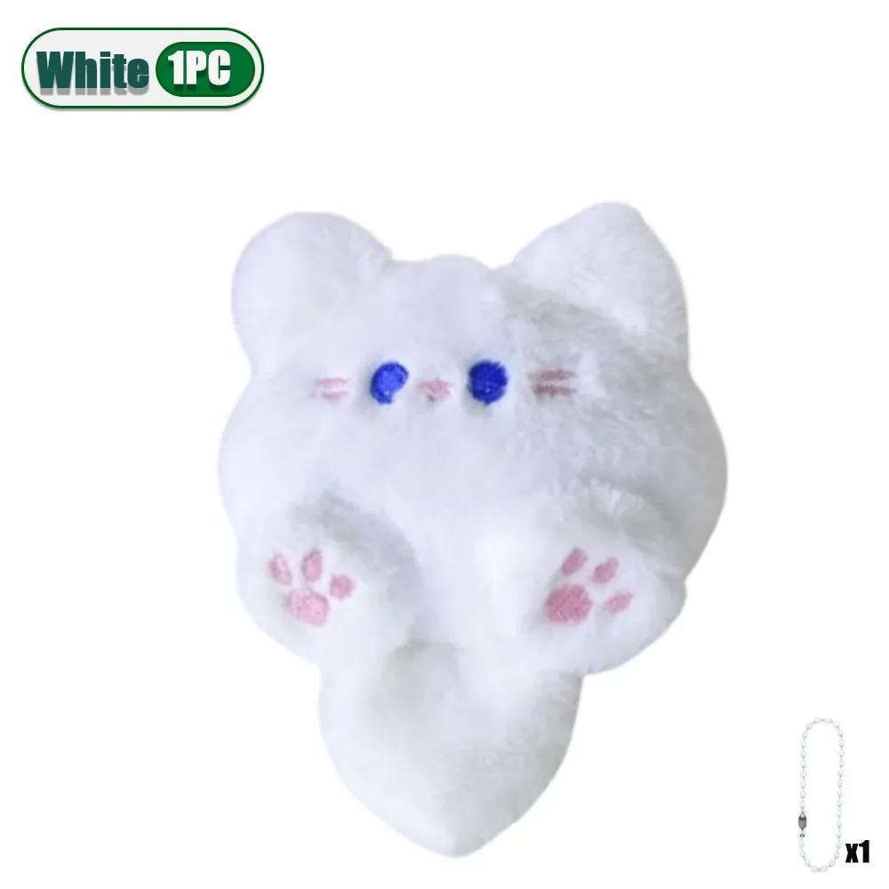 1/3/5/10/20 шт. Очаровательная плюшевая мультяшная кошка, подвесная кукла, мягкая кавайная, украшение для рюкзака для девочек, студенток, рождественский подарок