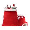 Christmas Velvet Santa Claus Bag 12 X 16/20 X 28 Inch Large Santa Gift Sack with Drawstring Holiday Gift Bag for Present Toys Xmas Party Supplies