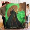 Slay the Spire The Watcher 2D Flat Pattern Flannel Blanket High quality All Seasons Warmth and Comfort Perfect for Christmas Gifts.NMT0928515