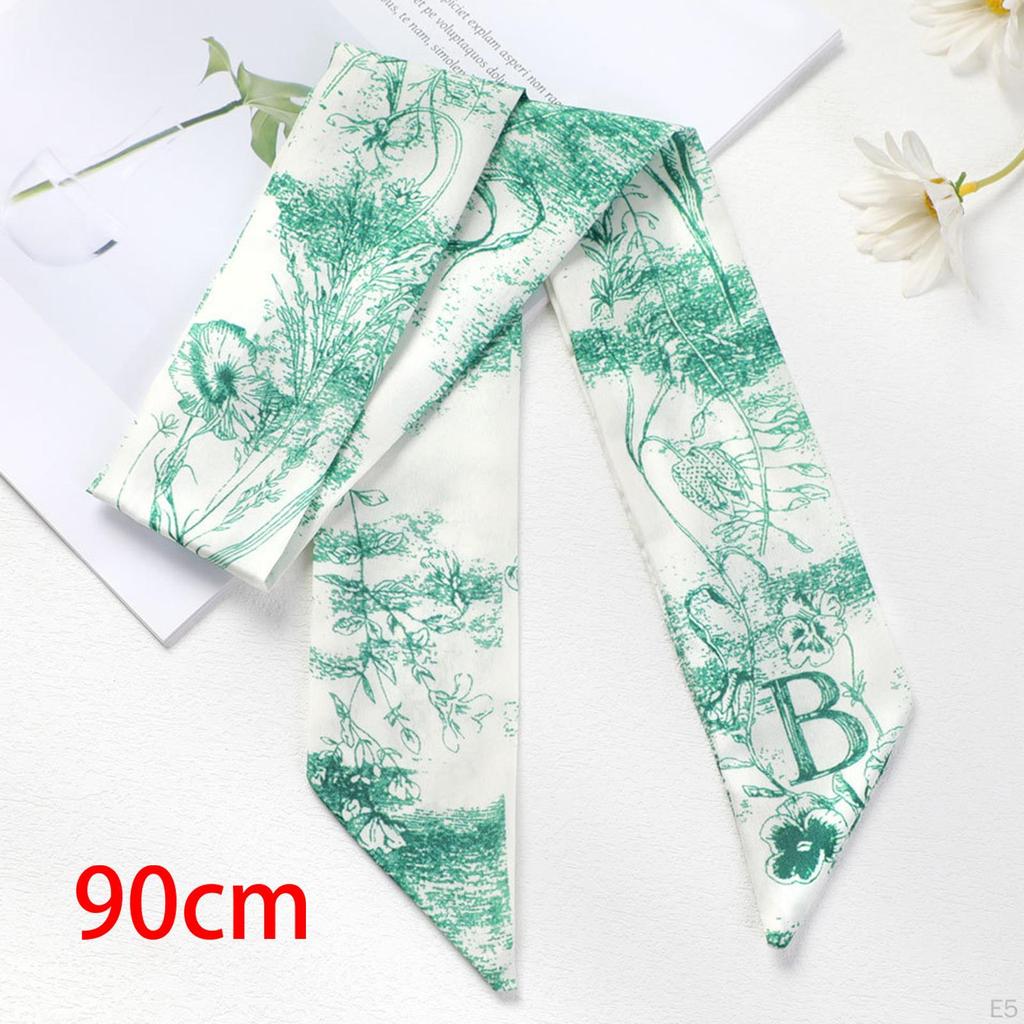 20Pcs Female Head Scarf Women Hair Neck Scarves Bag Decorative Fashion Gifts Letter Print for