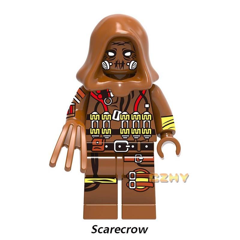 DC Comics Мини-фигурка Бэтмен Минифигурки Джокер Пугало Пингвин Кирпичики Игрушки X0227