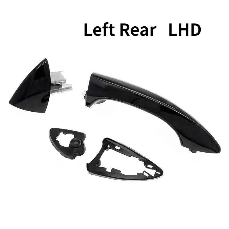 Внешние дверные ручки автомобиля с левым рулем, наружная ручка двери автомобиля для BMW X5 E53 2000-2006 ABS, автомобильные аксессуары