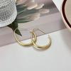 Elegant Water Drop Earrings: European & American Design, Light-Sensitive, Cold Style, Unique & Simple Hoop Earrings for Women